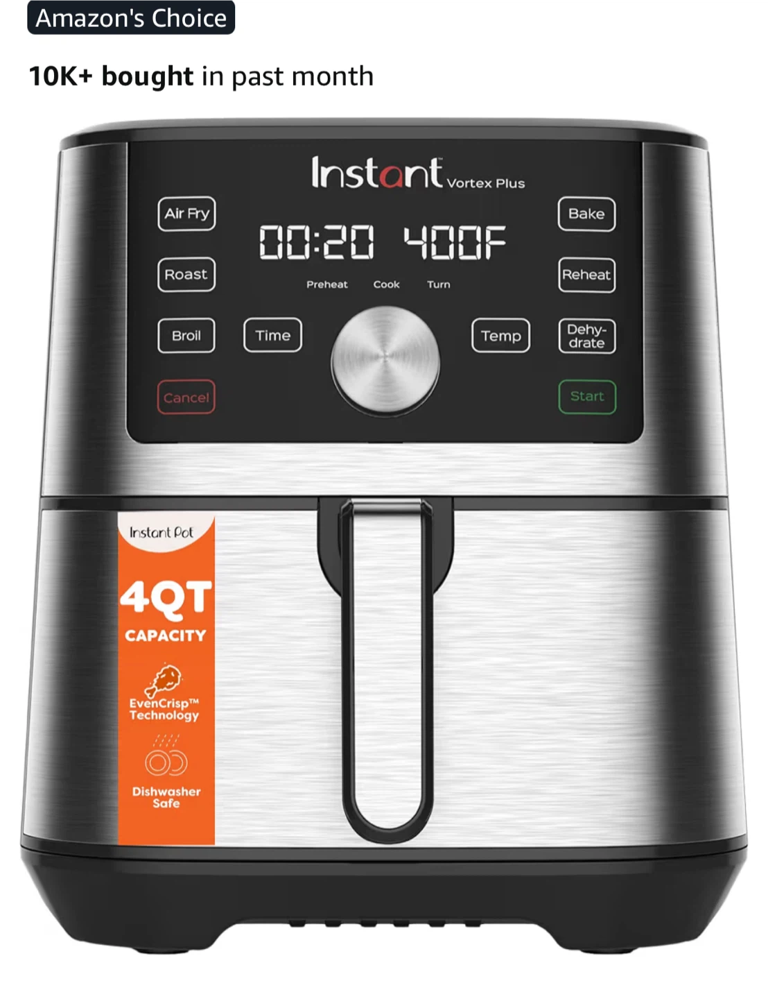 Instant Vortex Plus 4QT Air Fryer