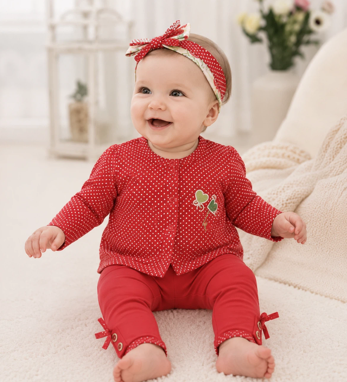 Italian 4Piece Outfit Set. Dress Bolero Leggings Headband - photo 3