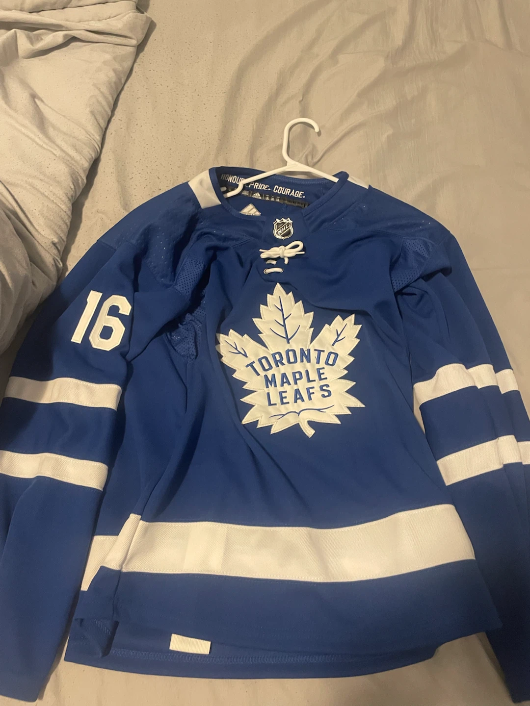 Adidas Toronto Maple Leafs Marner #16 Hockey Jersey