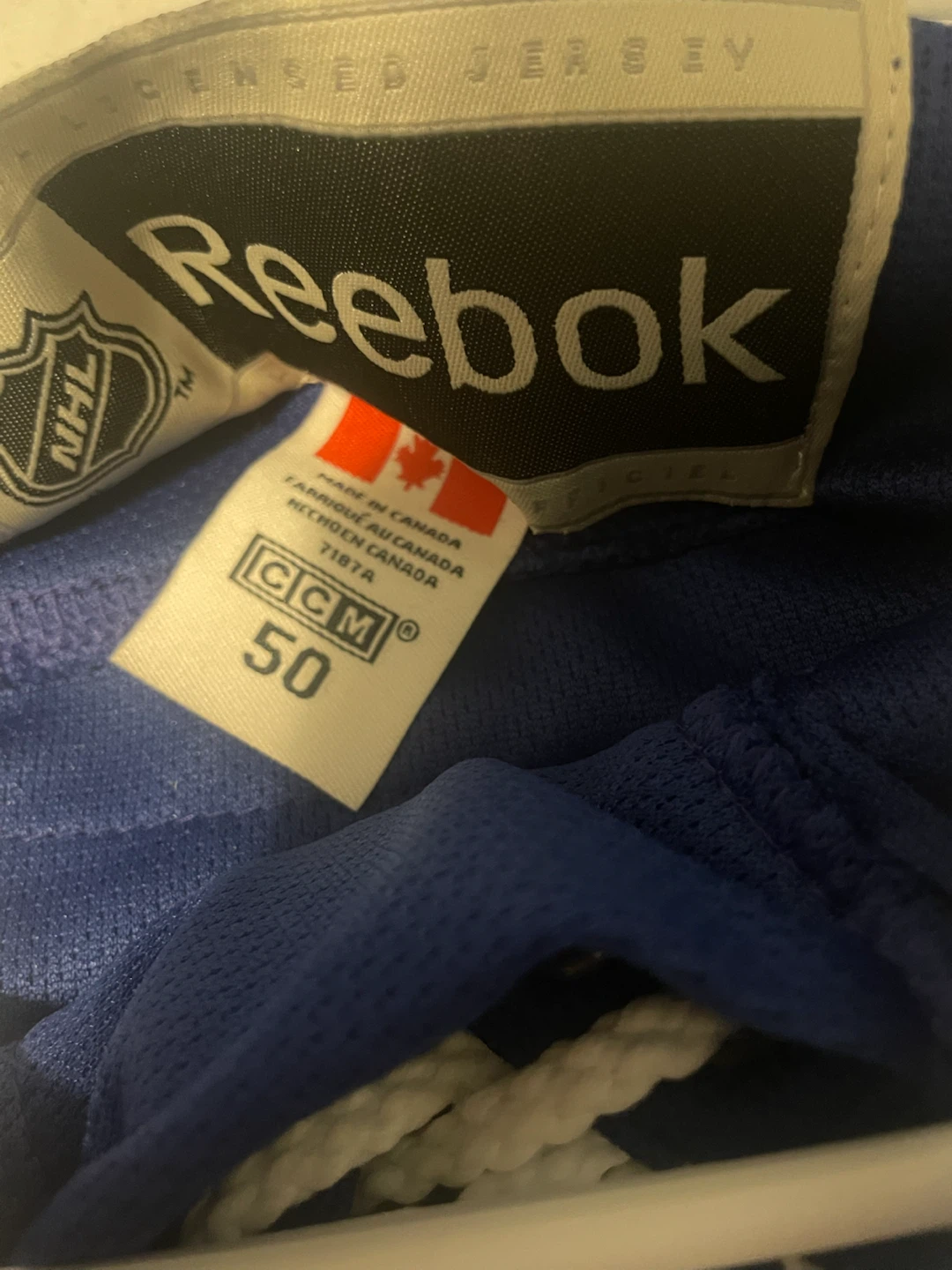 Toronto Maple Leafs Hockey Jersey #44 Rielly Reebok CCM Size 50 - photo 2