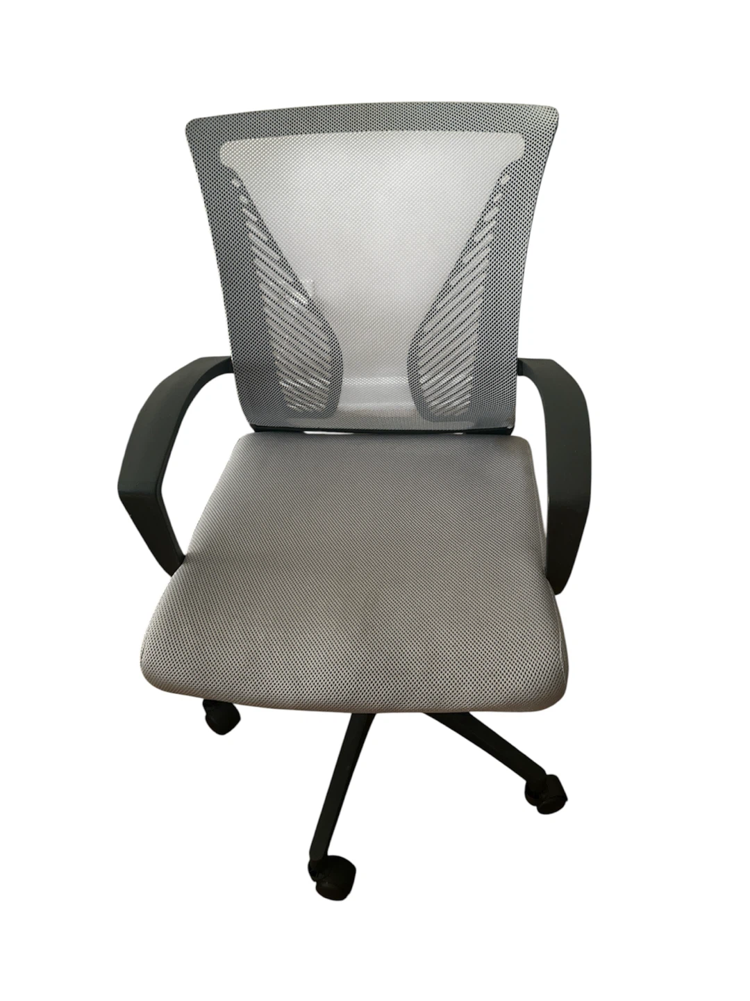 Gray Mesh Office Chair with Black Frame - photo 3