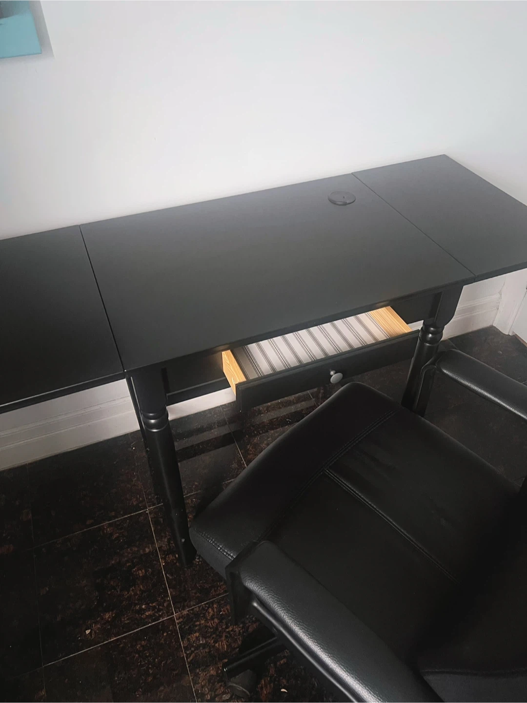 Drop-Leaf Desk and Office Chair,delivery available - photo 2
