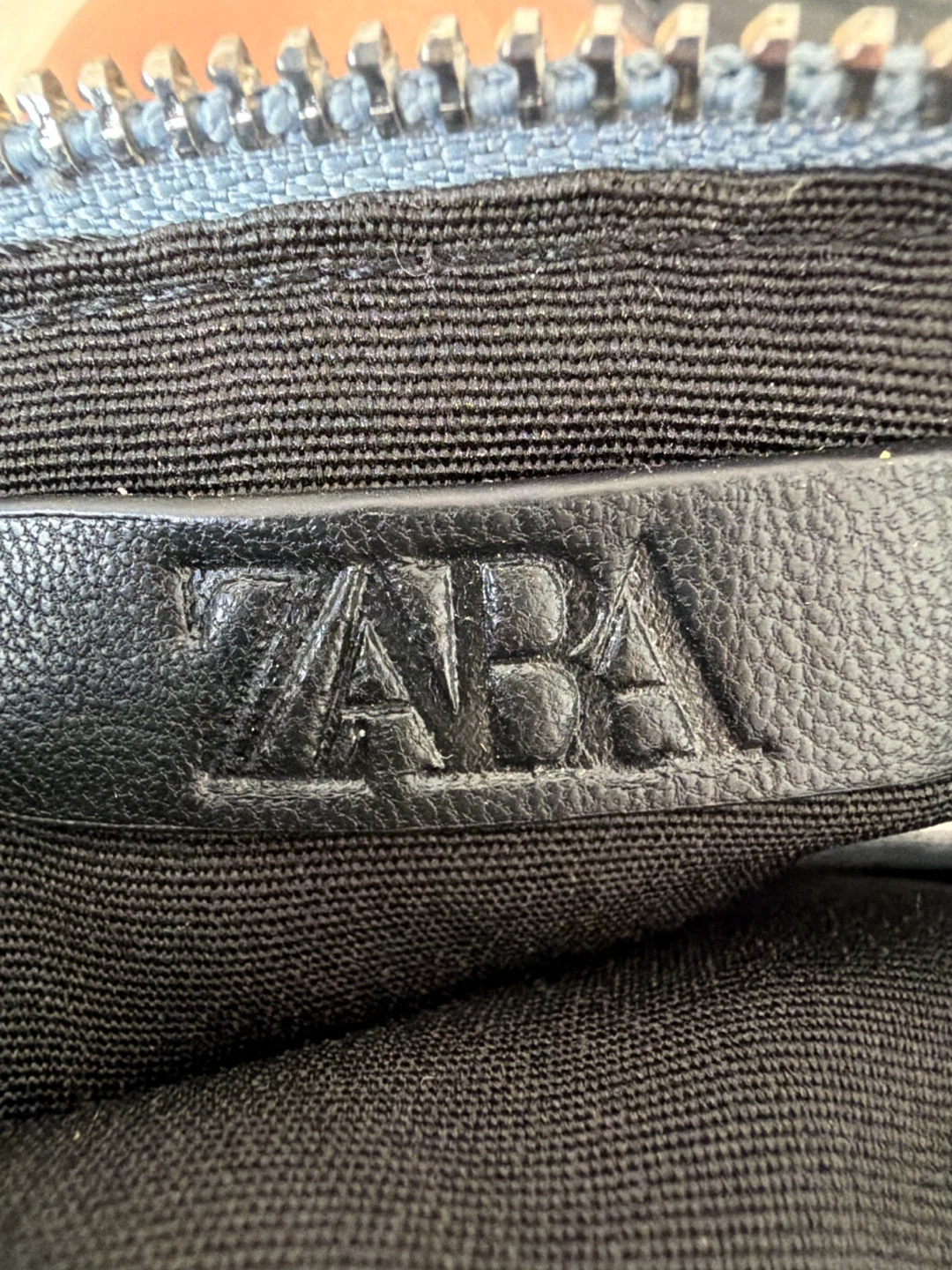 ZARA Denim Clutch with Silver Studs - photo 3