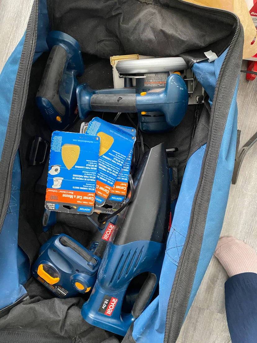 Ryobi 18V Cordless Tool Set with Bag