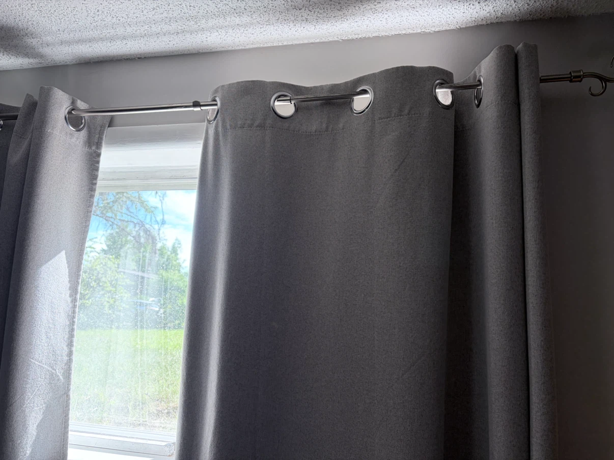 Tan/ beige/grey Blackout Curtains - photo 2