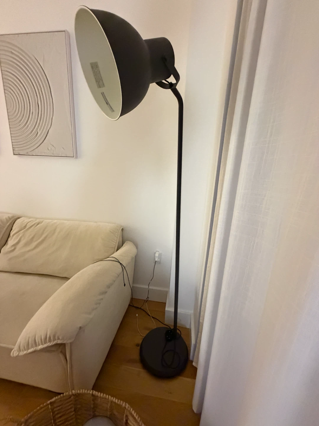 Dark Gray Floor Lamp