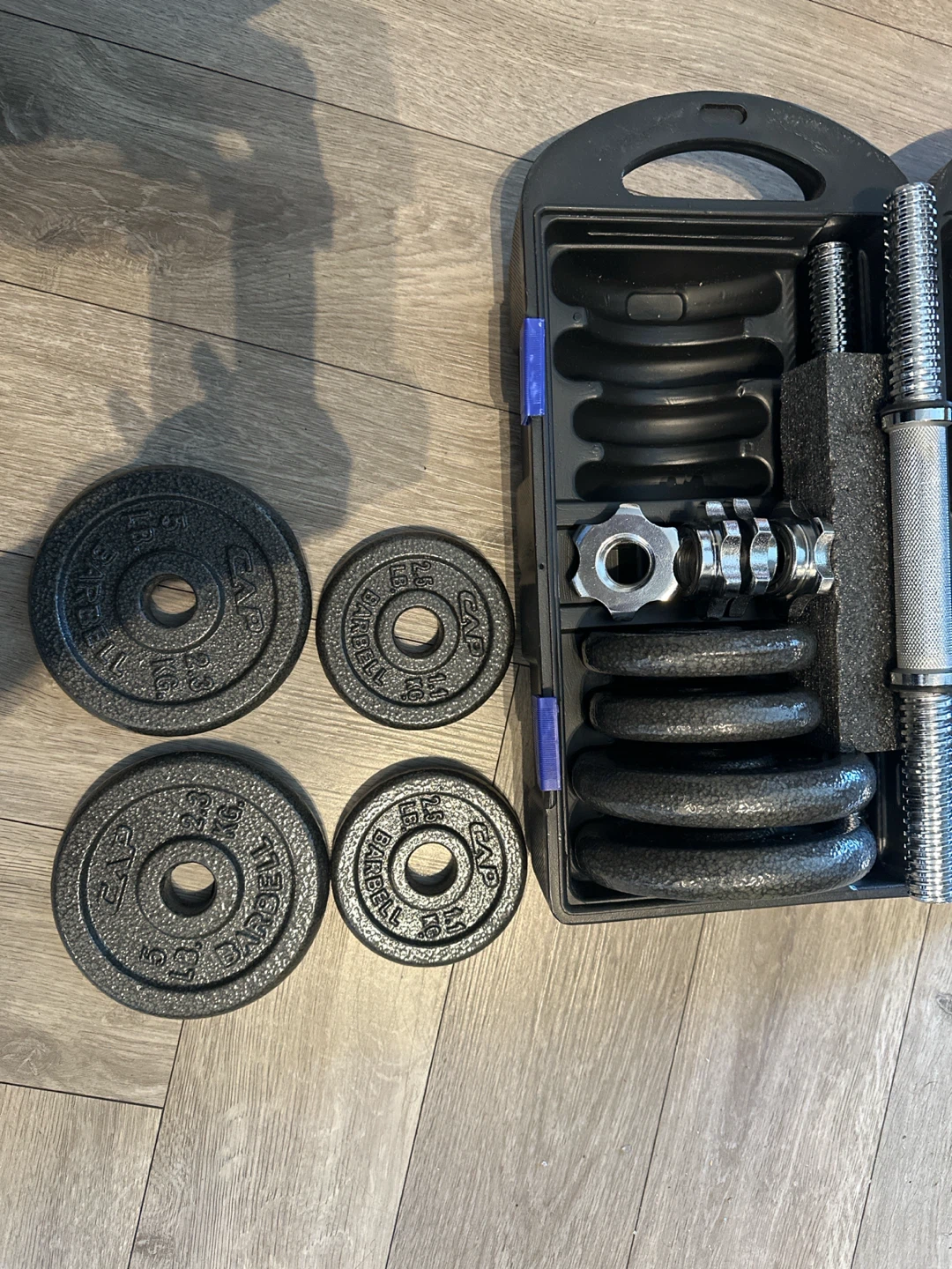 Adjustable Dumbbell Set with Case - photo 2