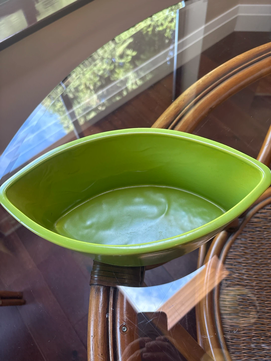 Lime Green Ceramic Plant Pot - photo 2