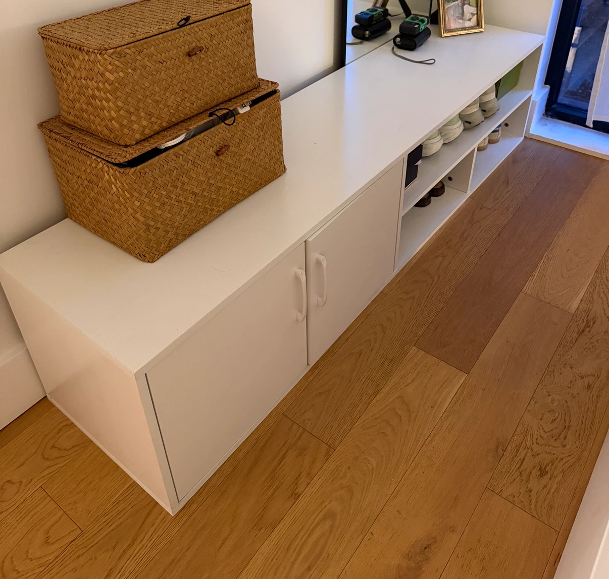 White TV Stand / Storage Cabinet
