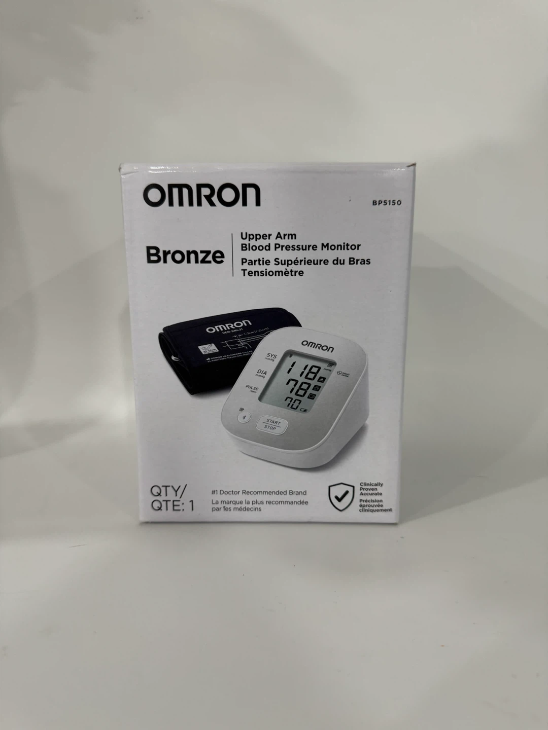 Omron Bronze Automatic Upper Arm Blood Pressure Monitor BP5150