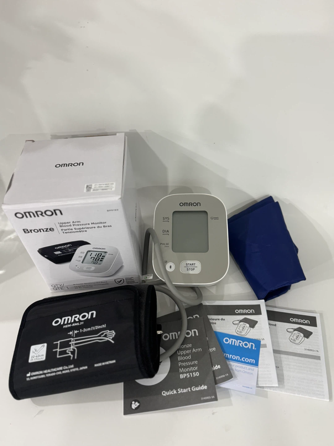 Omron Bronze Automatic Upper Arm Blood Pressure Monitor BP5150 - photo 4