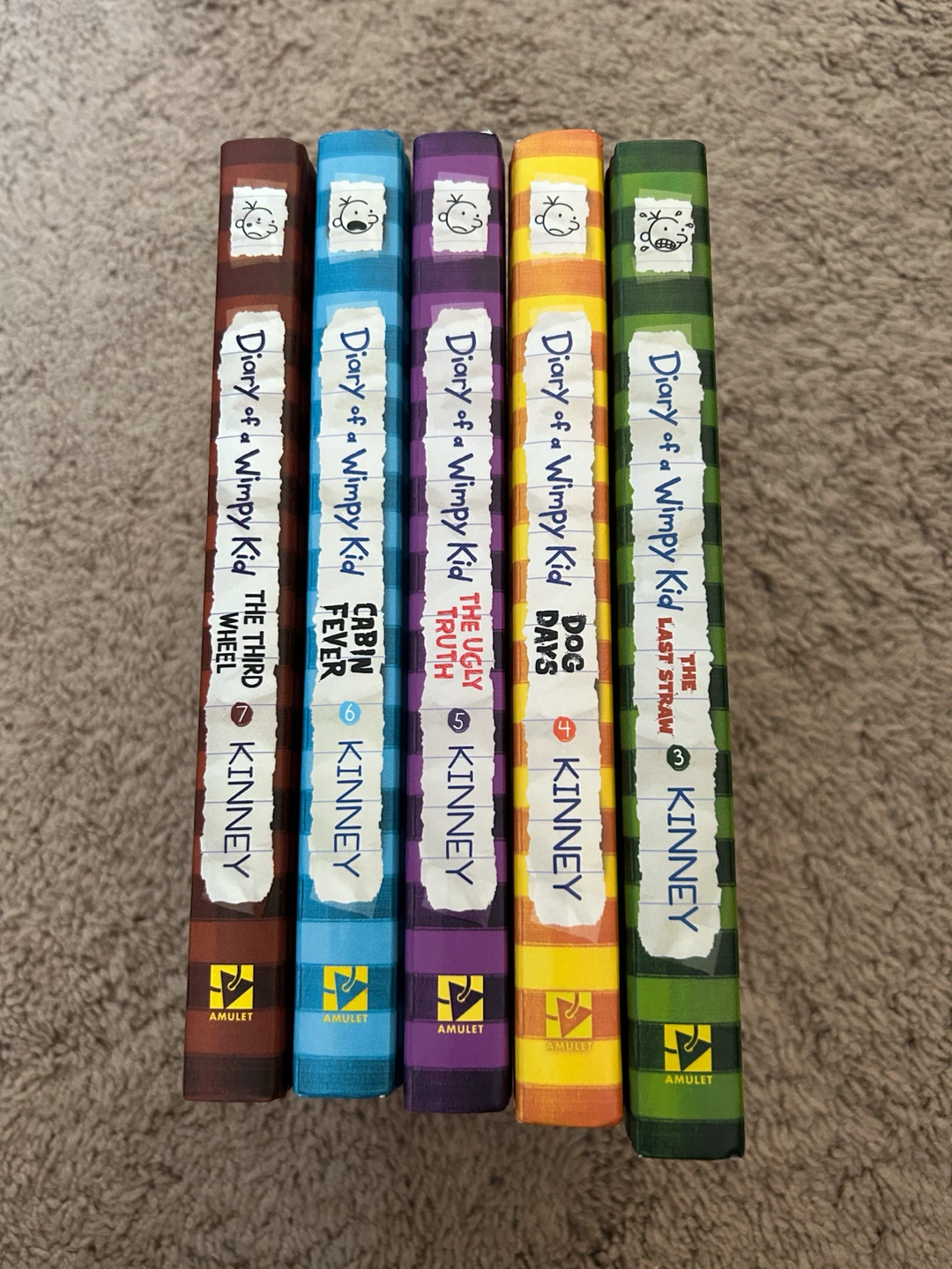 Diary of a Wimpy Kid Books (Set of 5)