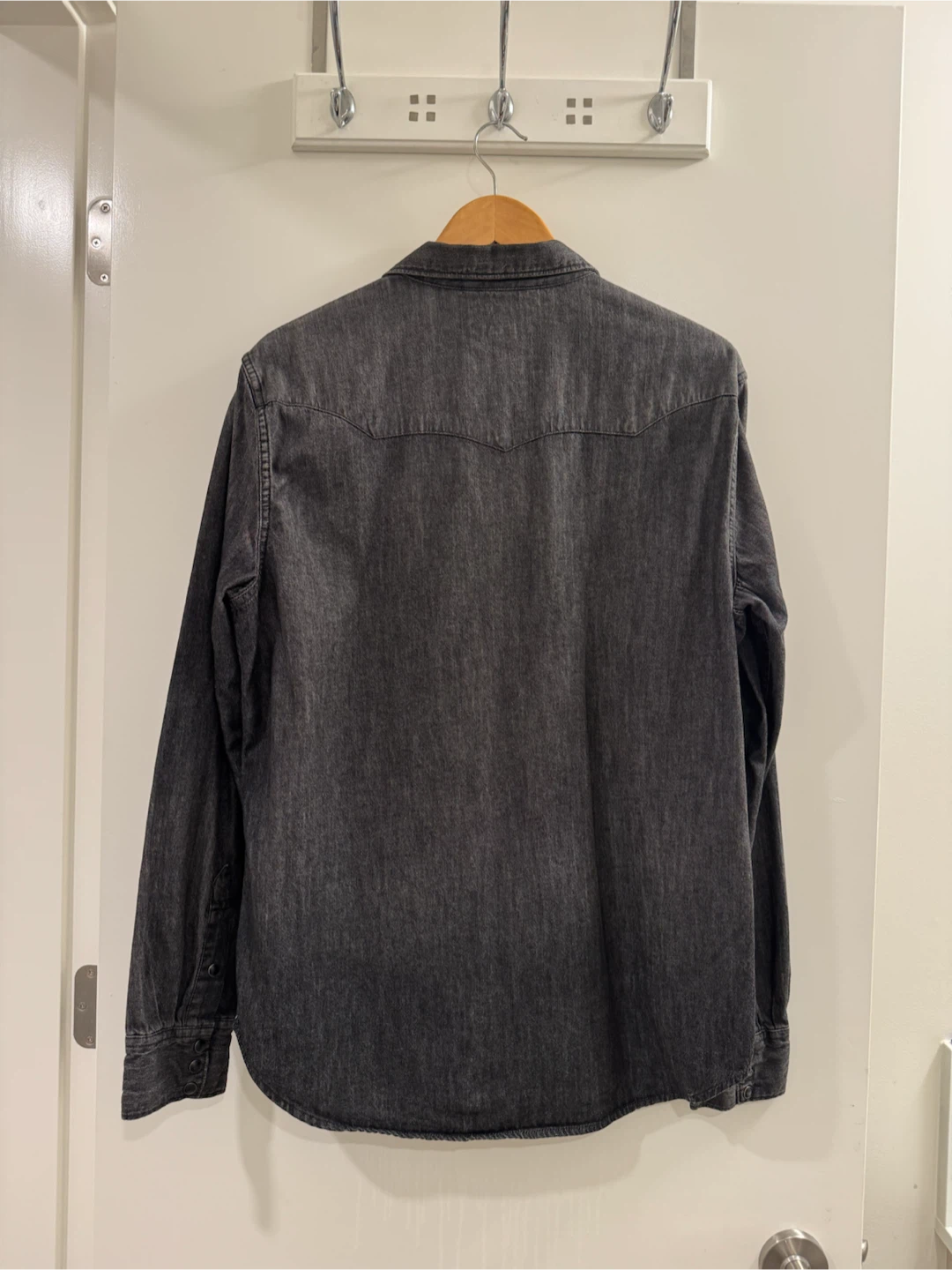 Denim & Supply Ralph Lauren Denim Shirt Black Large - photo 2