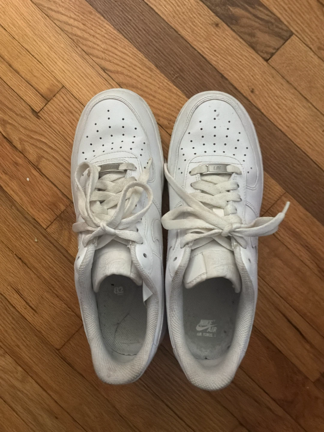 Nike Air Force 1 White Sneakers - photo 2