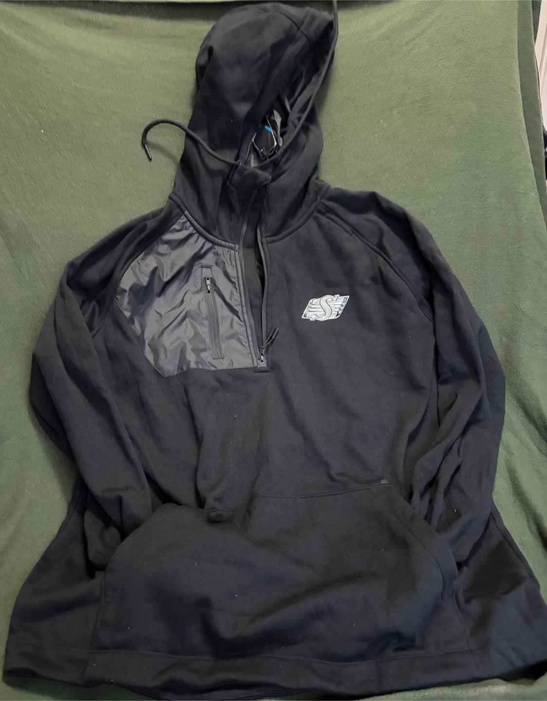 Sask Roughriders -  Levelwear Black Pullover Hoodie - photo 3