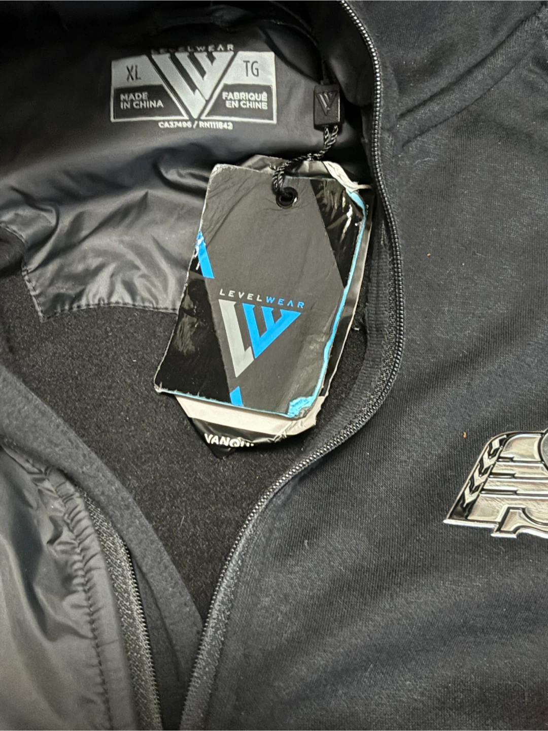 Sask Roughriders -  Levelwear Black Pullover Hoodie - photo 4