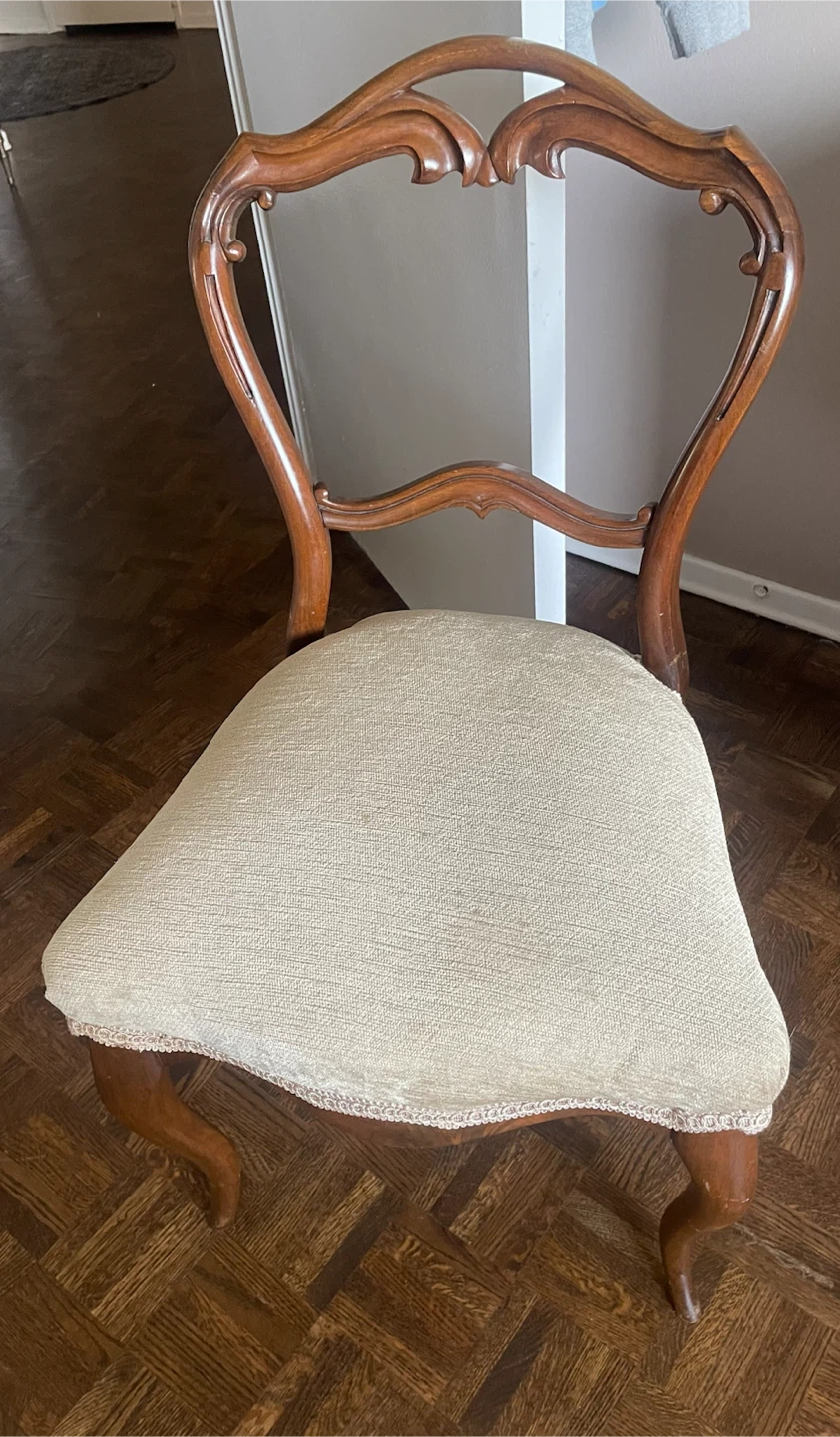 Vintage Wood Accent Chair - photo 2