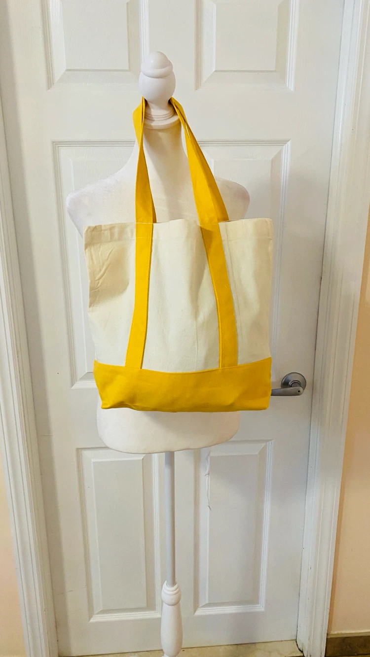 Tote bag handmade 14x13x4 - photo 4