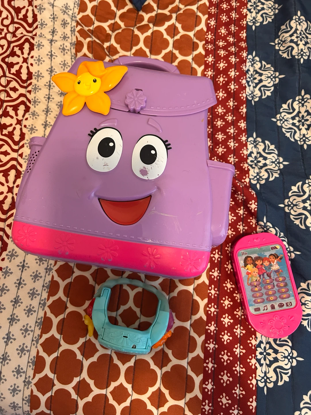 Dora the Explorer Toy Phone and Backpack Set