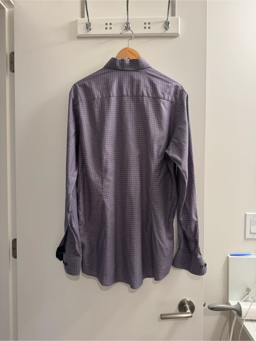 ETON Contemporary Fine Twill Cotton Dress Shirt Check 16.5 L - photo 2