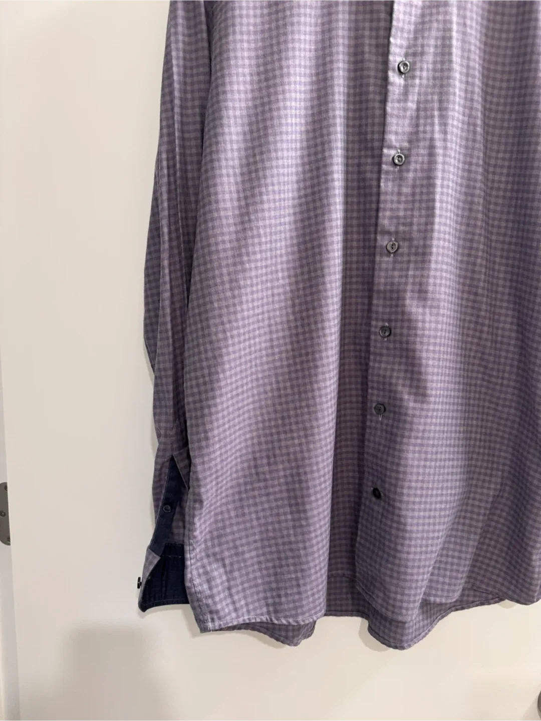 ETON Contemporary Fine Twill Cotton Dress Shirt Check 16.5 L - photo 4