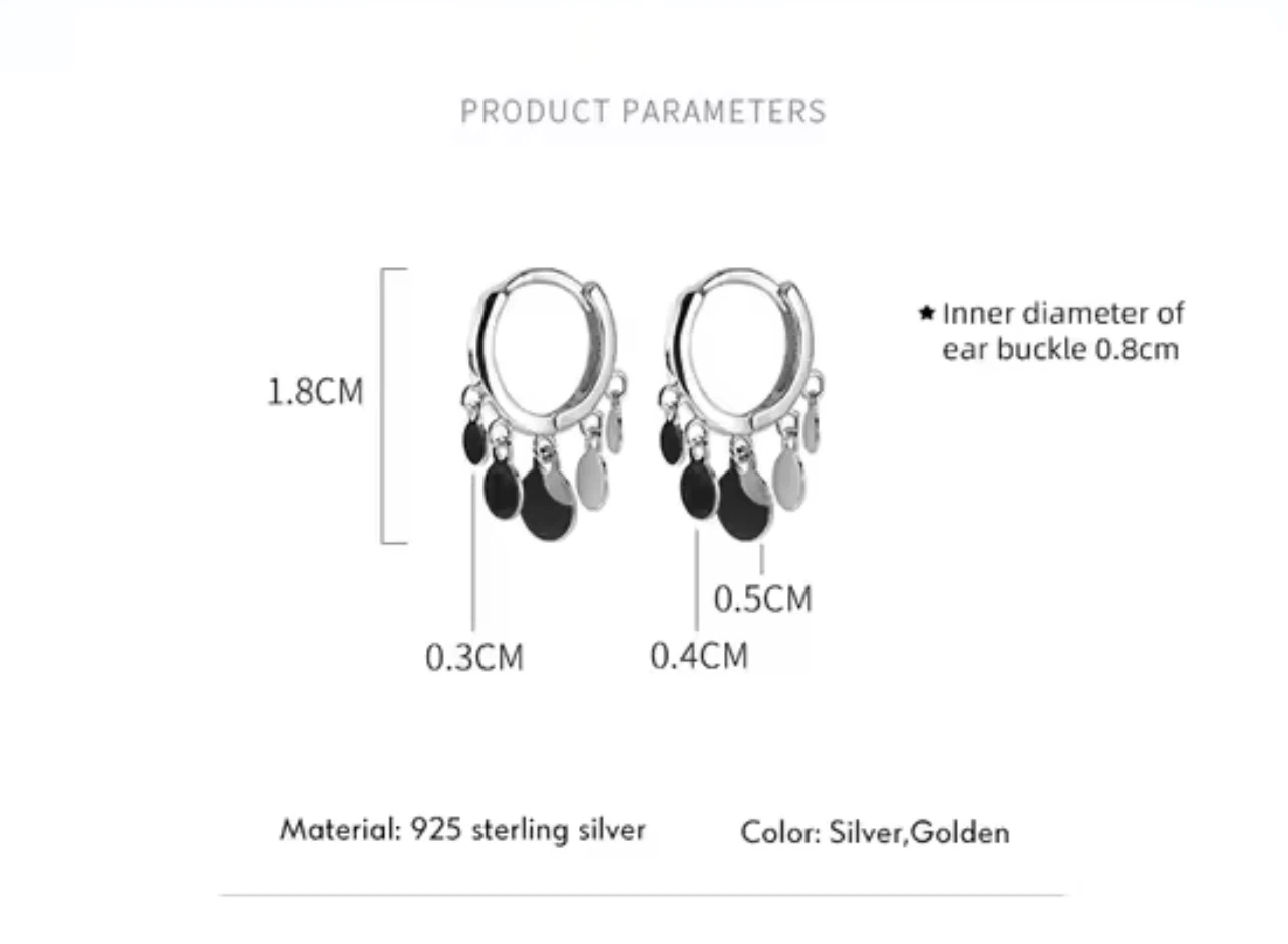 Korean Sterling Silver Hoop Earrings - photo 3