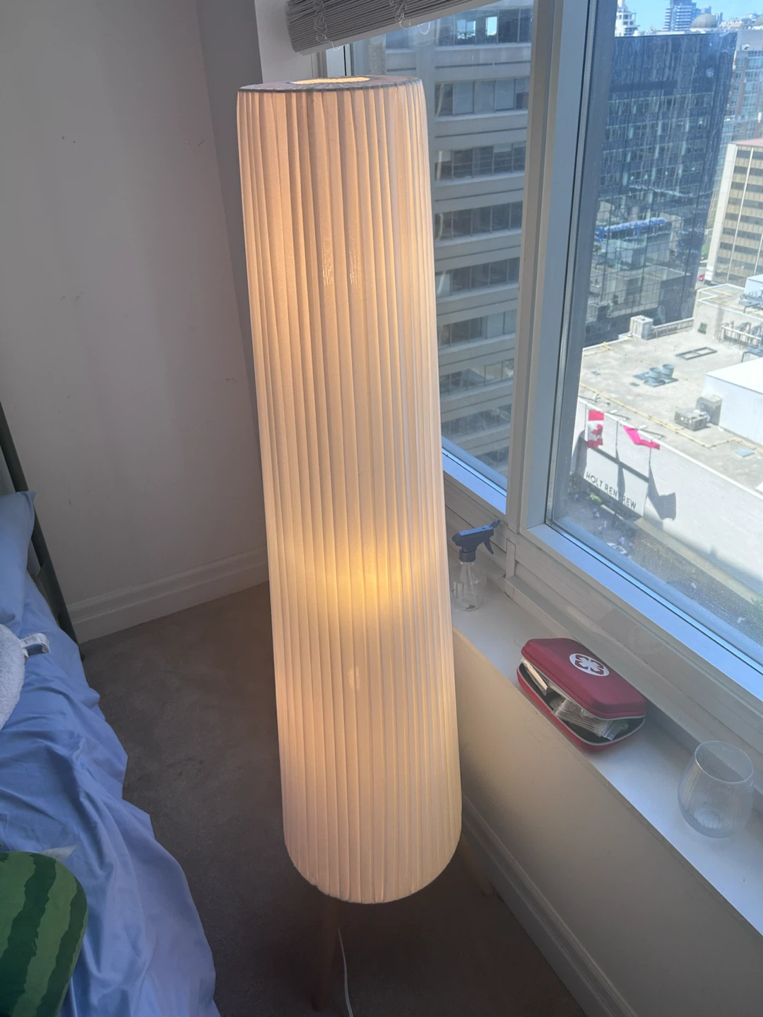 IKEA ÖKENSAND Pleated Floor Lamp