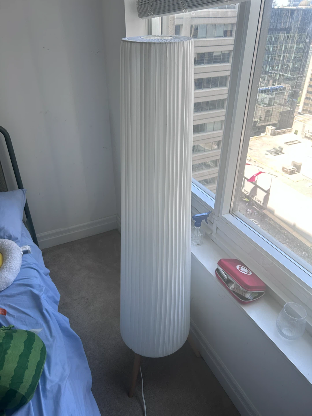 IKEA ÖKENSAND Pleated Floor Lamp - photo 2