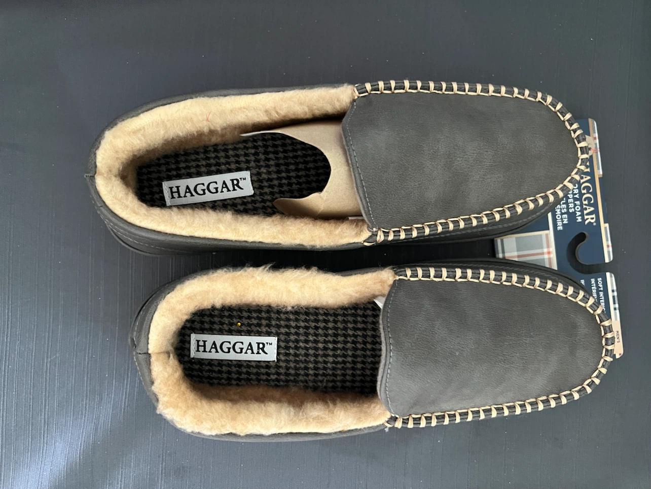 Haggar Men's Slippers Size L/G 9.5-10.5
