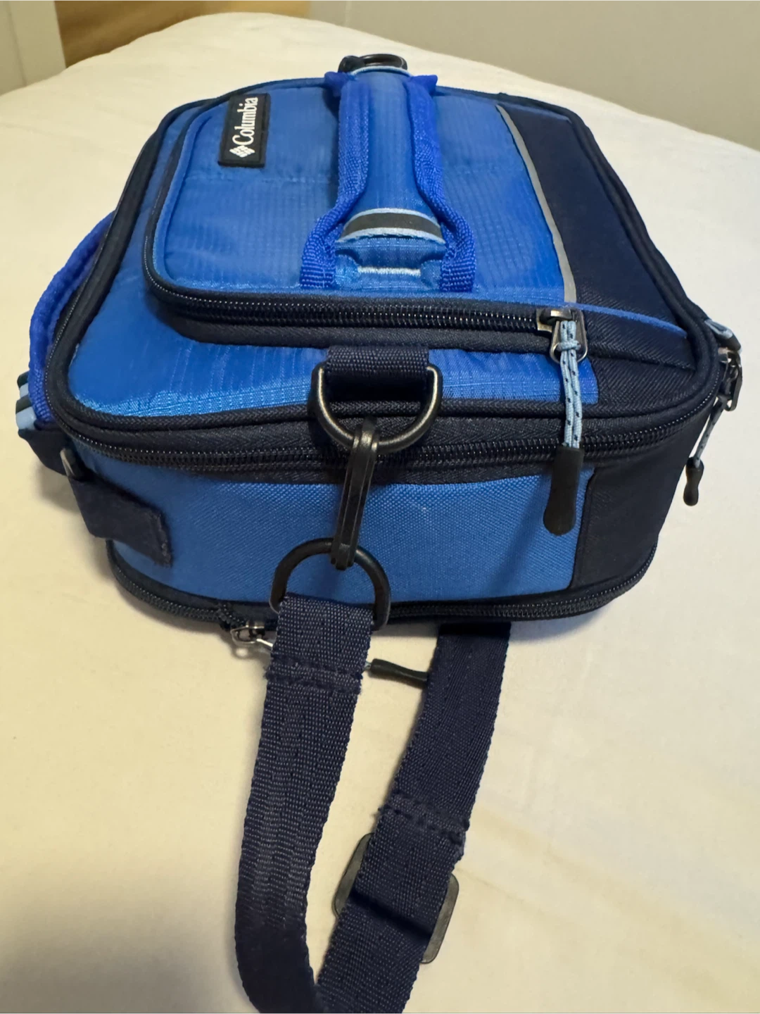 Columbia Insulated Lunch Cooler Bag Blue  Shoulder Strap - photo 5