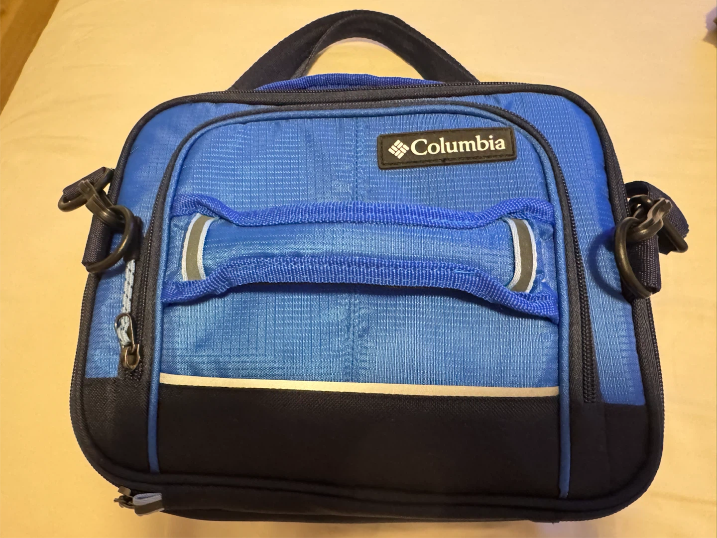 Columbia Insulated Lunch Cooler Bag Blue  Shoulder Strap - photo 3