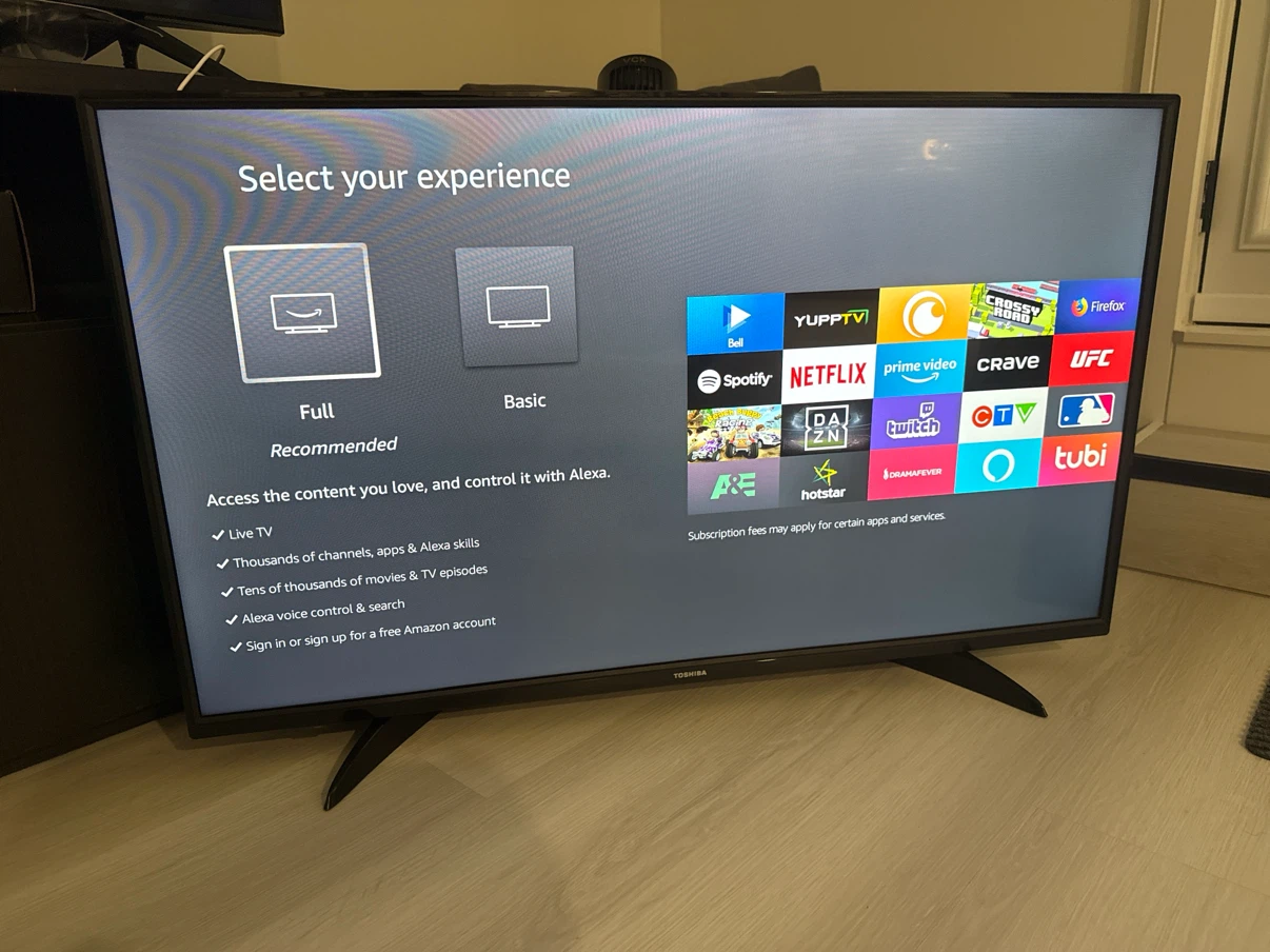 Toshiba Smart TV with Fire TV