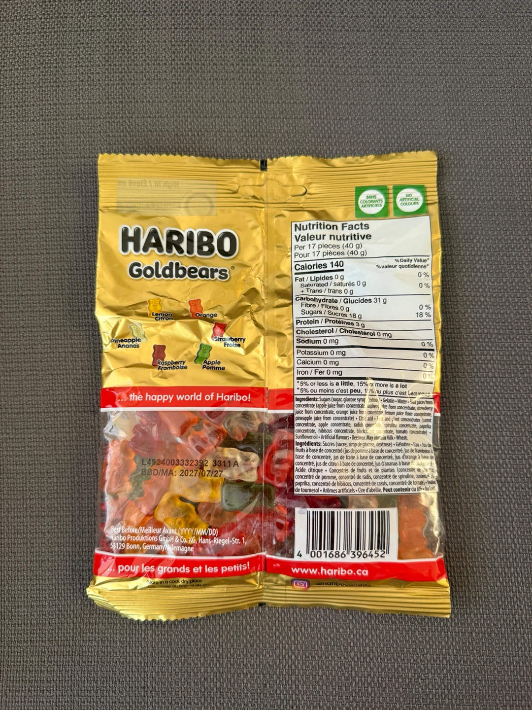 Haribo Gummy Bear Candy - photo 2