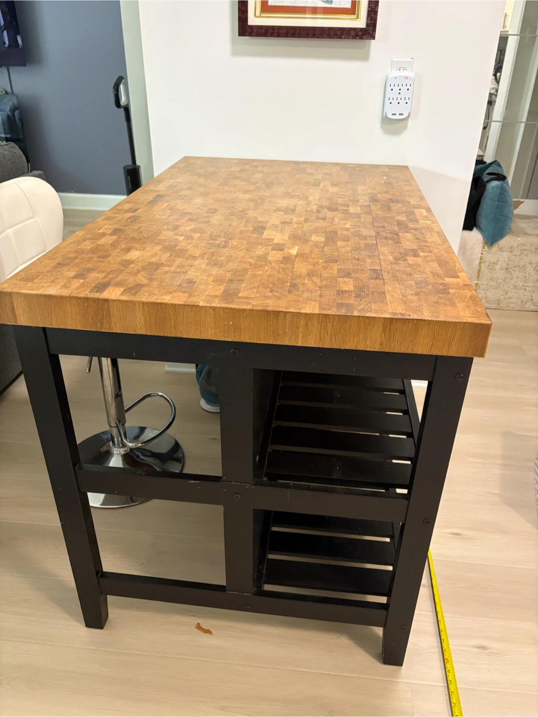 IKEA Kitchen Island with Shelving - photo 5
