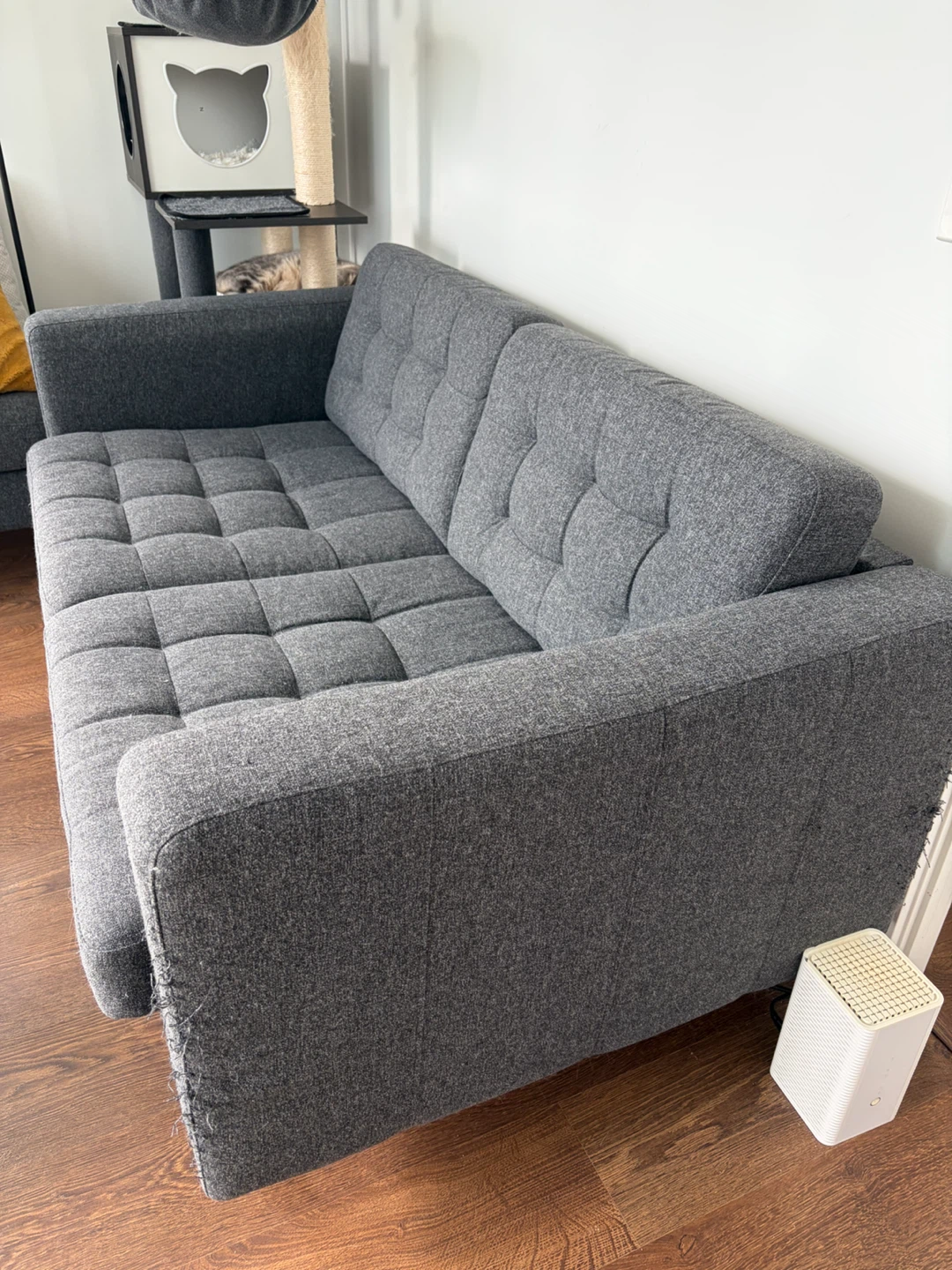 Move out sale ! Grey 2 piece couch set