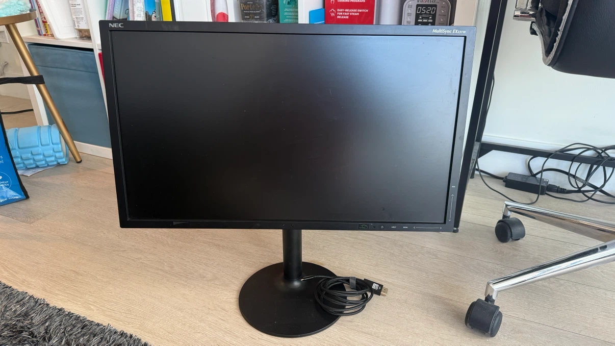 NEC MultiSync EX231W LCD Monitor - DisplayPort Cable Included!