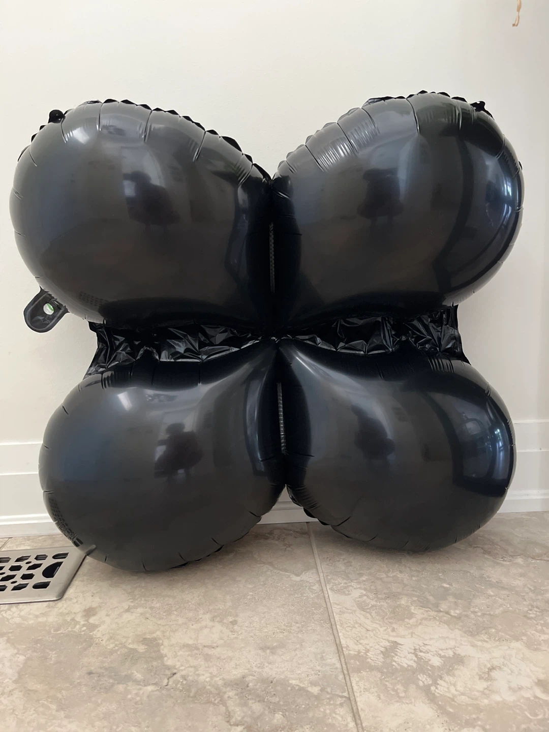 Gold Number Balloons (2 and 6) and black balloon base - photo 3