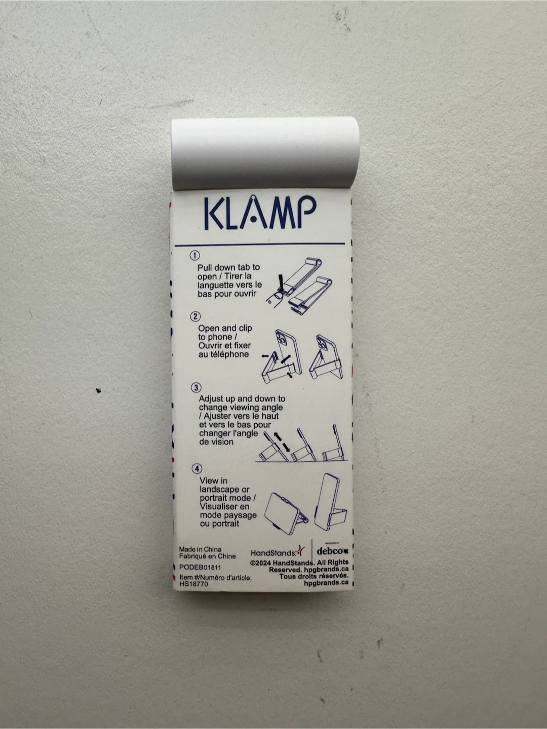 Free portable phone stand - photo 3