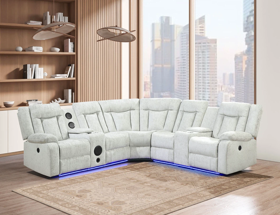 White sectional