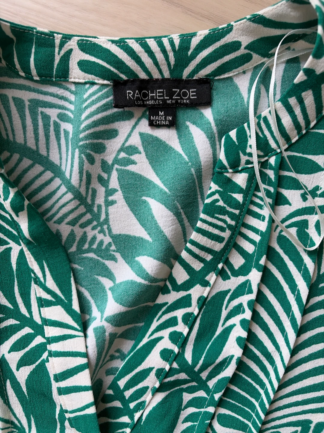 Rachel Zoe Green Leaf Print Dress - photo 2