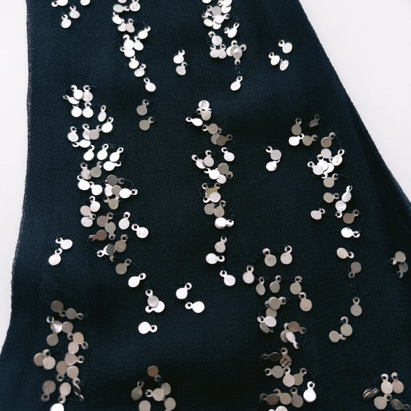 Stylist Closet Sale ✨ Navy  Embroidered Sequin Vest - New - photo 5