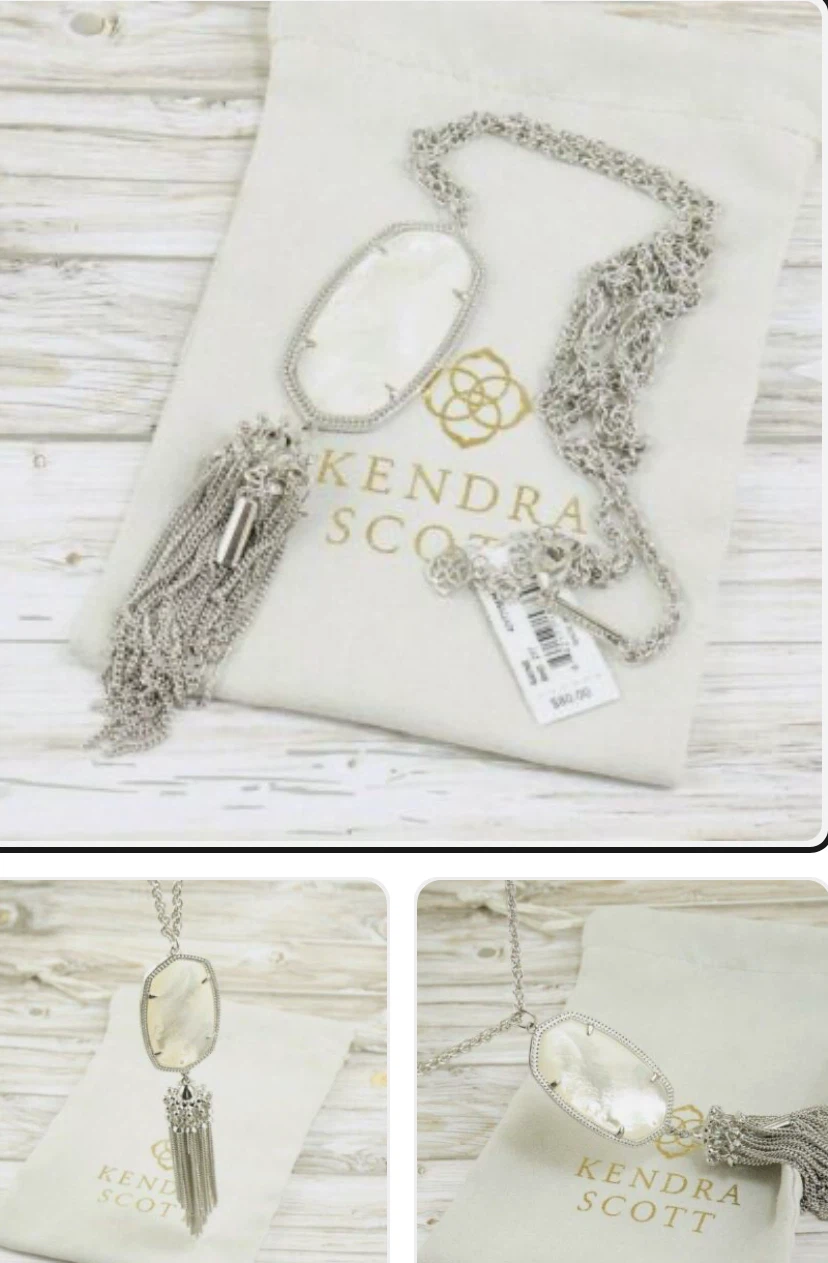 Kendra Scott Mother of Pearl Necklace with Tassel