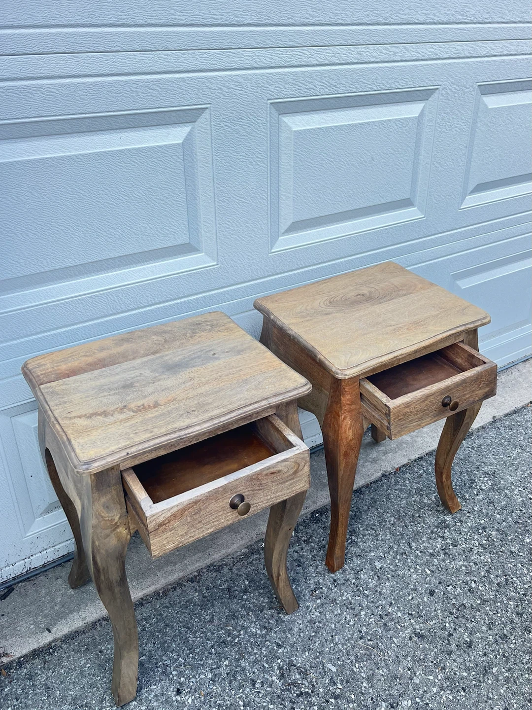 Set of Side Tables w/ Drawer - French Style - photo 2