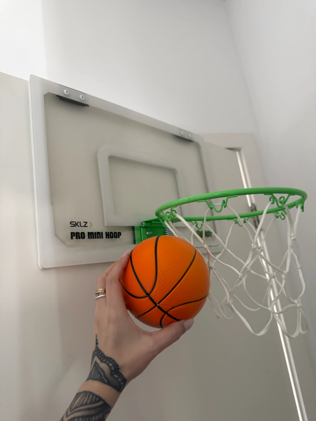 SKLZ Pro Mini Hoop Net Midnight Edition with basketball - photo 5