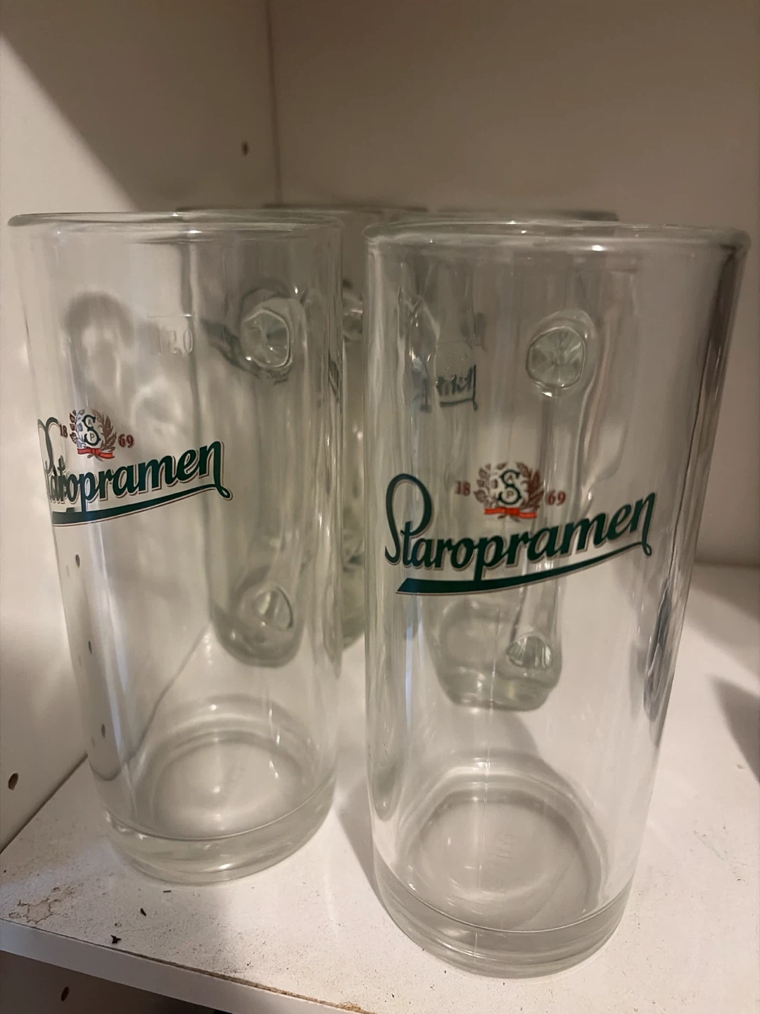 Staropramen Beer Mugs - Set of 6
