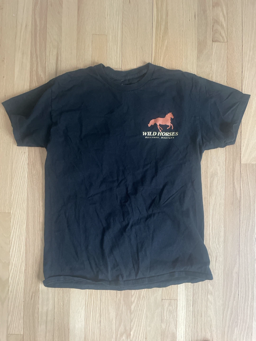 Cool Wild Horses T-Shirt Size M - photo 2