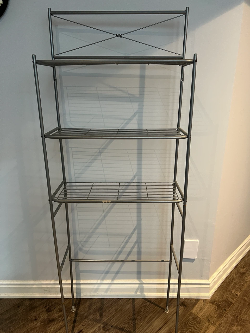 NoWallDrill NoScrew 3-tierOverTheToiletStorage Orig$90 NOW$25