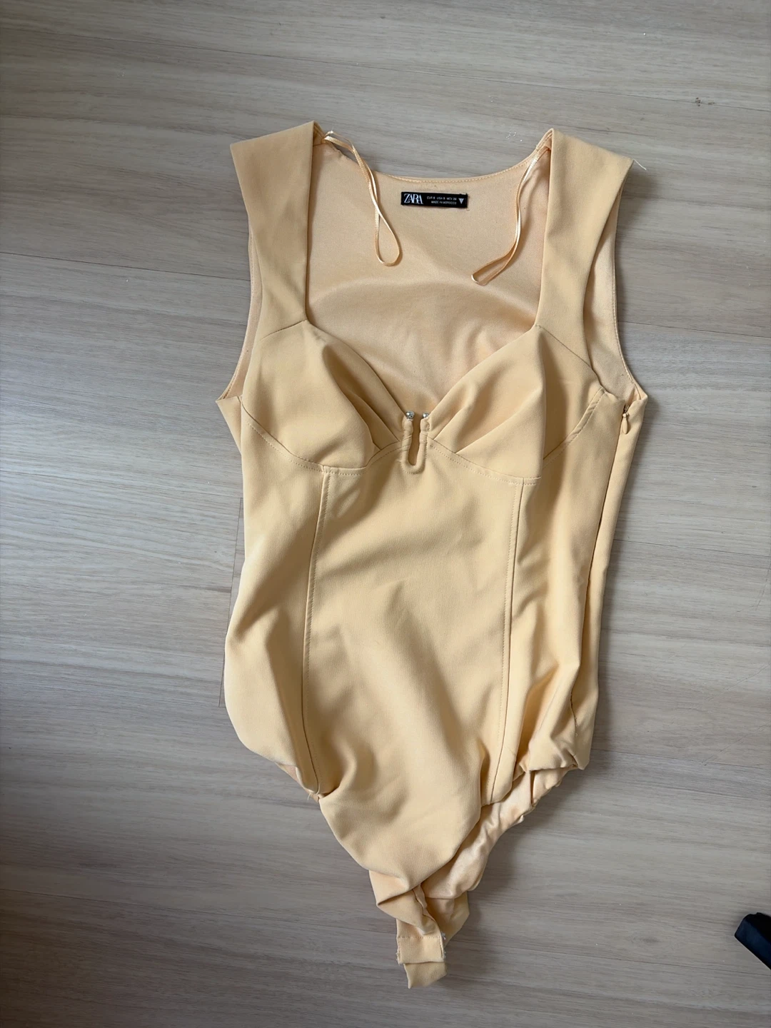 ZARA Light Yellow Bodysuit