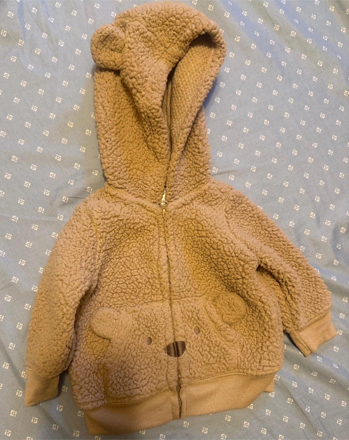 Baby Teddy Bear Fleece Hoodie - photo 2