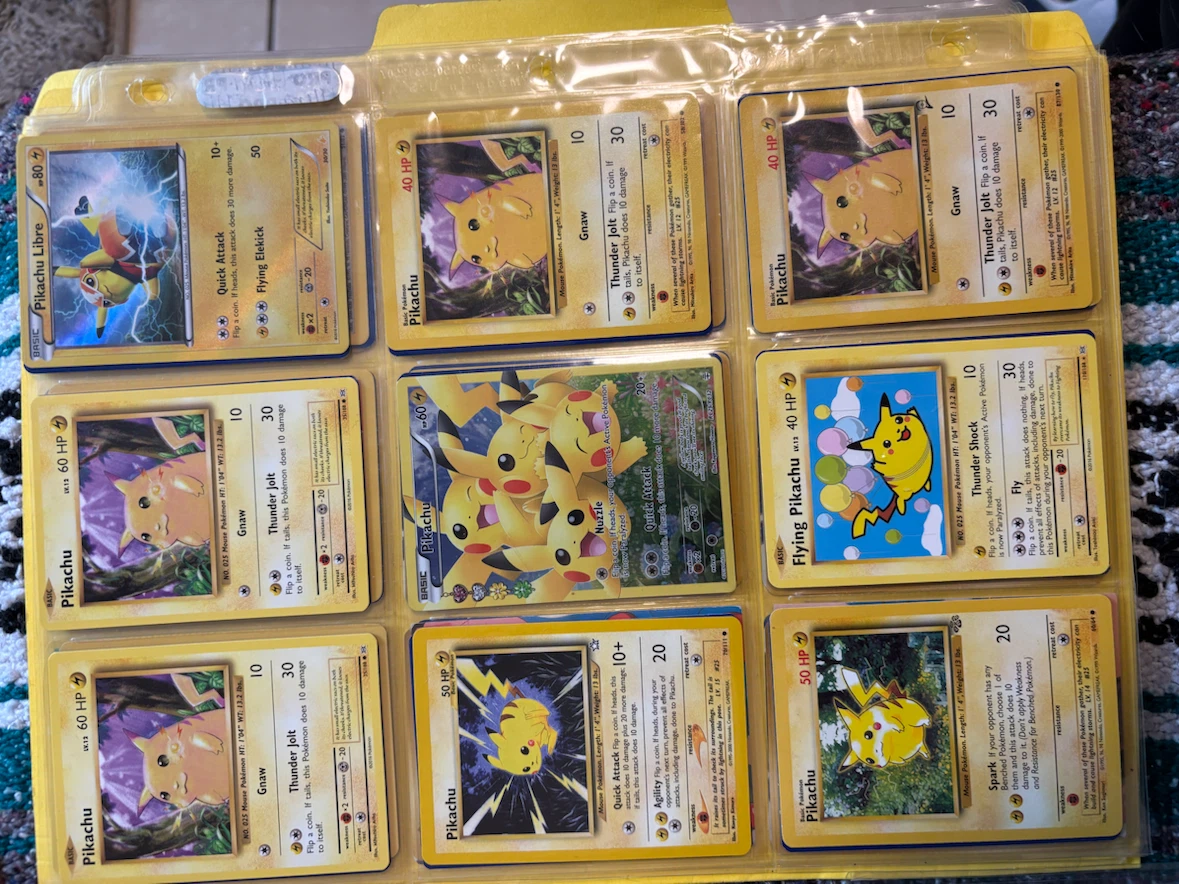 Assorted Pokemon Trading Cards